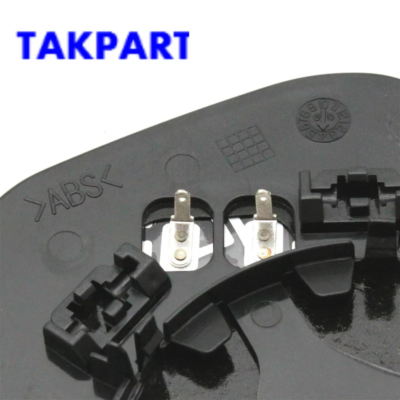 Правое/левое боковое стекло дверного зеркала с подогревом TAKPART для Volvo C30 V50 C70 S80 (07