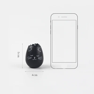 Black cat EZONE 1 шт. Новинка панда яйцо пресс тип декоративная Корректирующая лента креативный дневник канцелярские товары школьные офисные принадлежности студенческие подарки - Цвет: Black cat
