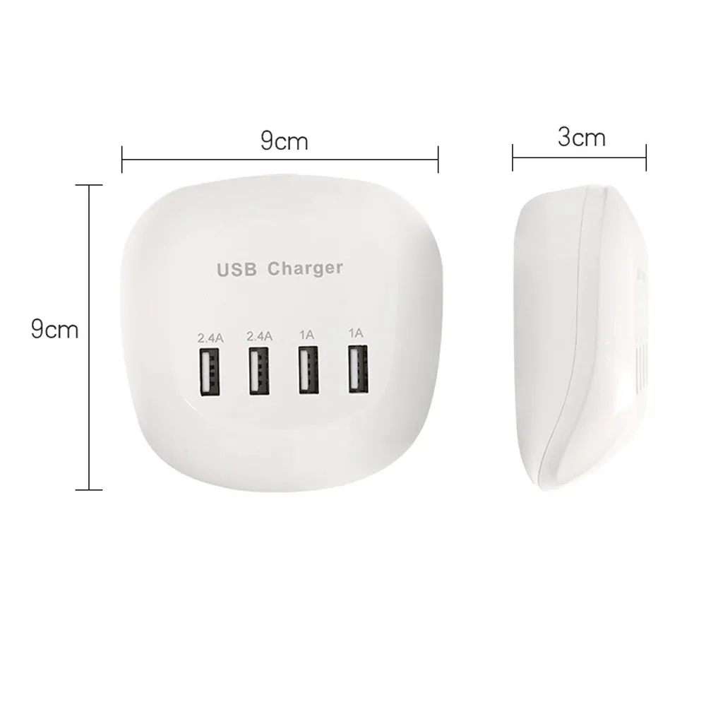 4 зарядная станция с портами USB Hub 5 V 1A/2.4A быстрое зарядное устройство usb разъем