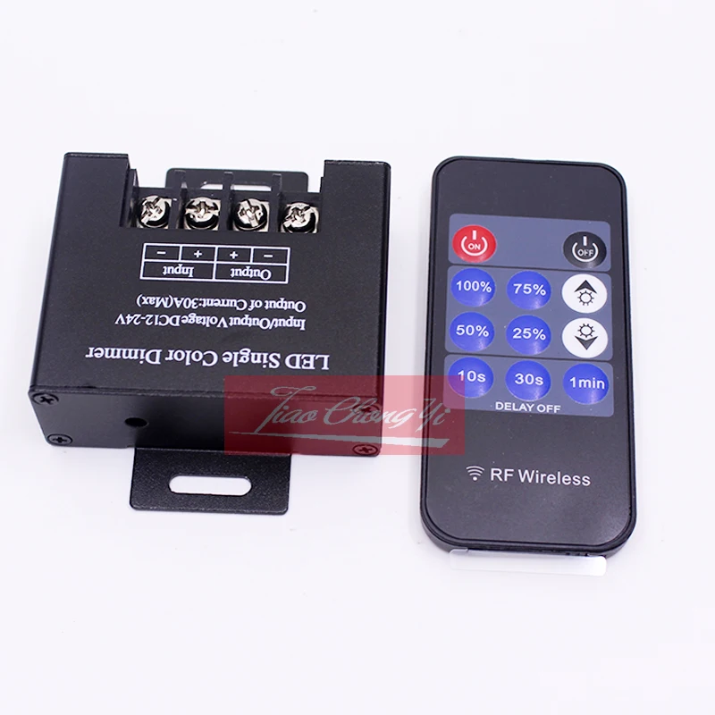 30A LED Одноцветный диммер DC12V 24V 11Key RF для диммера регулятор затемнения 5050 3528