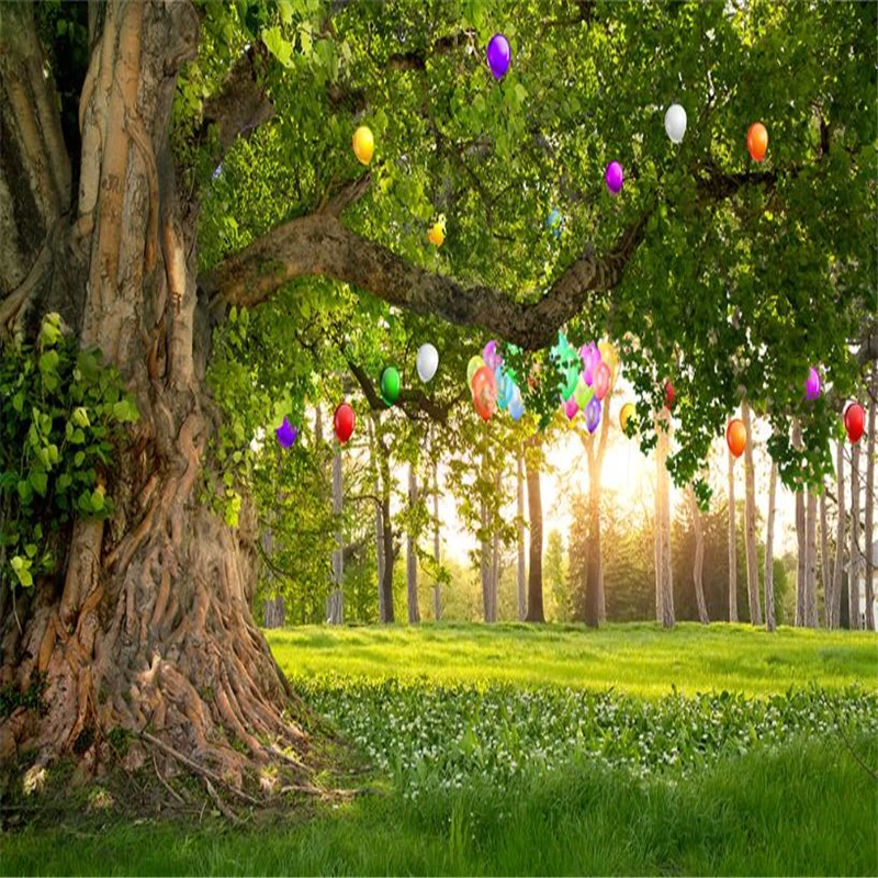 3D обои природа деревья фото настенные фрески живые стены для спальни домашний