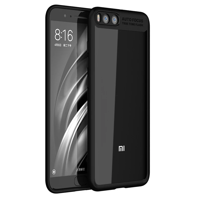 Чехол iPaky для Xiaomi Mi 6 Гибридный Силиконовый мягкий каркас жесткая прозрачная