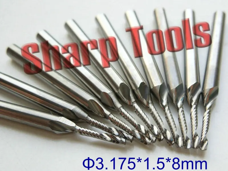 Набор фрез из карбида вольфрама 3 175x1 5x8 мм|router bits tools|tool extensionrouter 300mbps |
