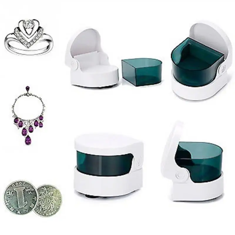 Новый Smart Беспроводная мини Ультразвуковой очиститель Ванна для очистки