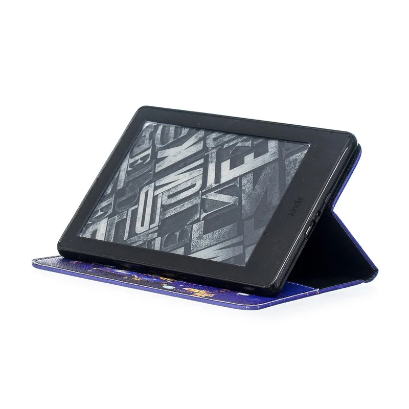 3D краска из искусственной кожи чехол для Amaozn Kindle 2016 8 го поколения Чехол подставка