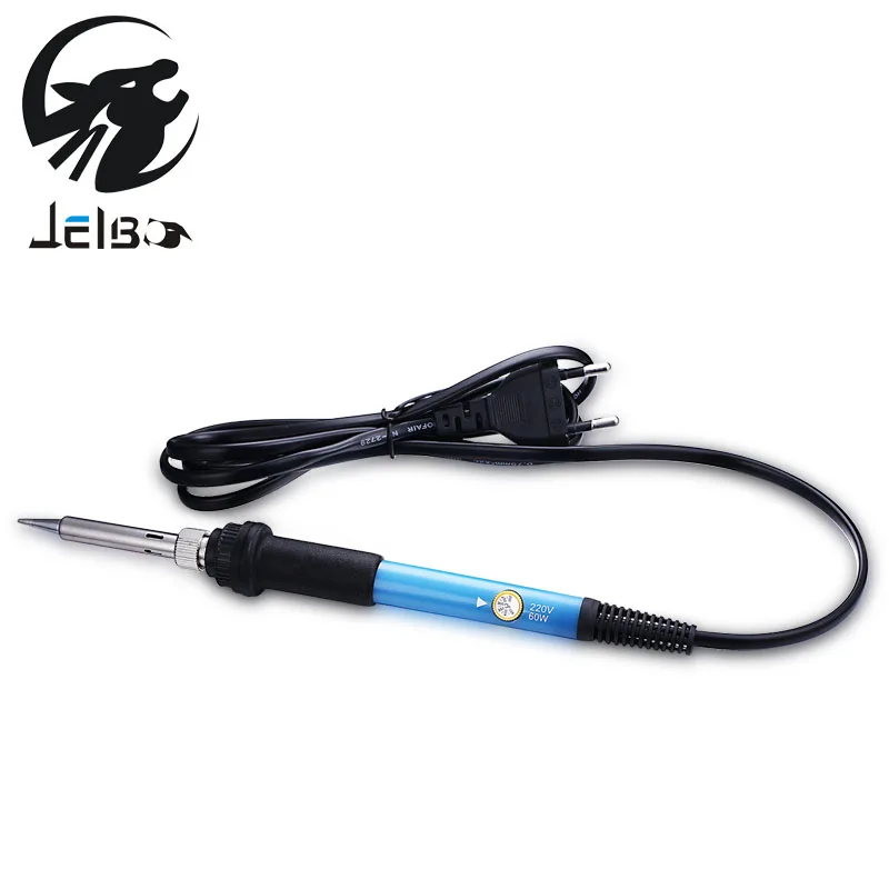 Jelbo US/EU Plug 220V 60W Electric Soldering Iron with regulator Adjustable Temperatur Solder Station Electrical on.Электрический паяльник Jelbo US/EU Plug 220V 60W с регулятором регулируемой температуры Паяльная станция Электрическая.