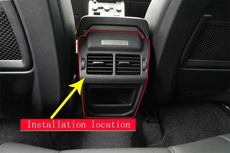 Oak Wood Colour Car Interior Rear Row Air Conditioning Vent Outlet Frame Trim For Land Rover Range Evoque 2012-2017 | Автомобили и
