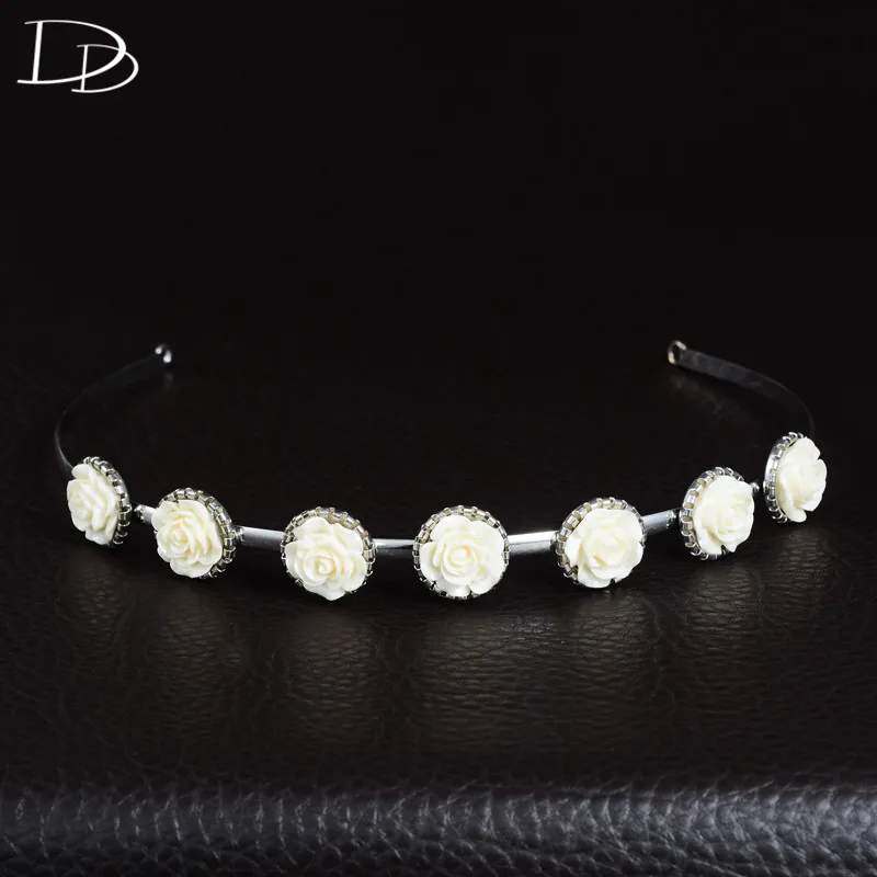 Женская Тиара для волос из цинкового сплава в виде Розы | Украшения и аксессуары