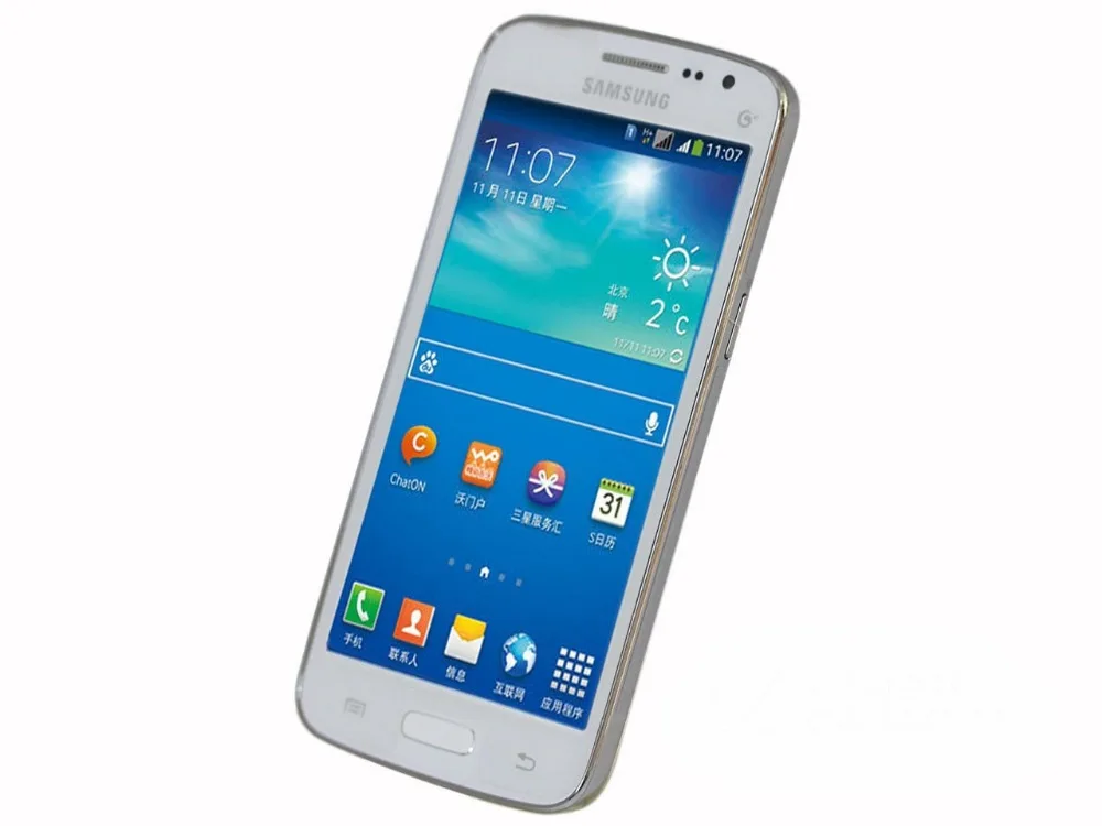 Разблокированный samsung Galaxy Win Pro G3818 четырехъядерный 4,5 дюймов 5Мп камера 1 ГБ ОЗУ 4 Гб ПЗУ с одной sim-картой мобильный телефон