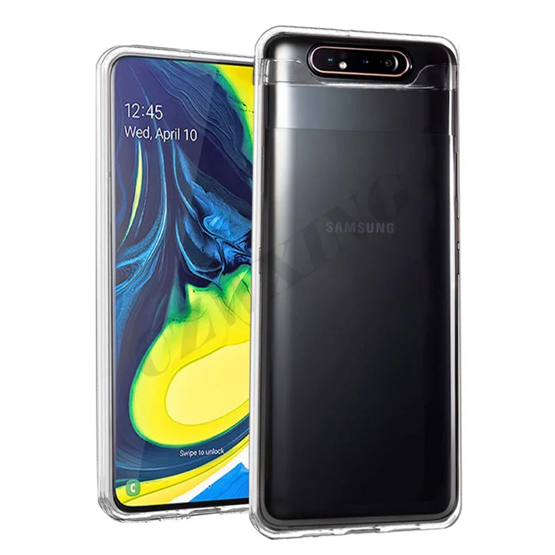 Чехол для Samsung Galaxy A80 чехол мягкая силиконовая накладка на заднюю панель телефона