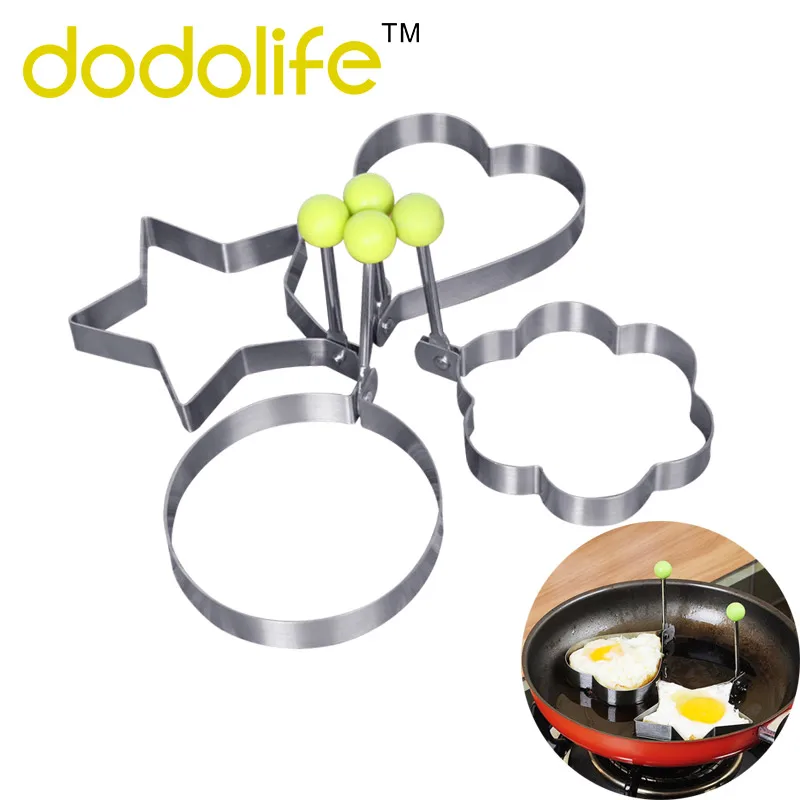 Dodolife жареная яичная плита из нержавеющей стали форма для печенья круглые формы