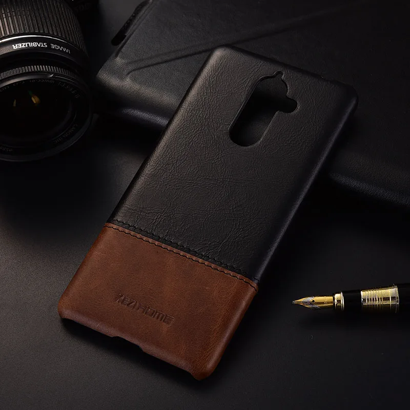 Чехол для Nokia 7 Plus KEZiHOME, роскошный хит цвета, натуральная кожа, твердая задняя крышка, Капа для Nokia 7 Plus 6,0 '', чехол для телефона s