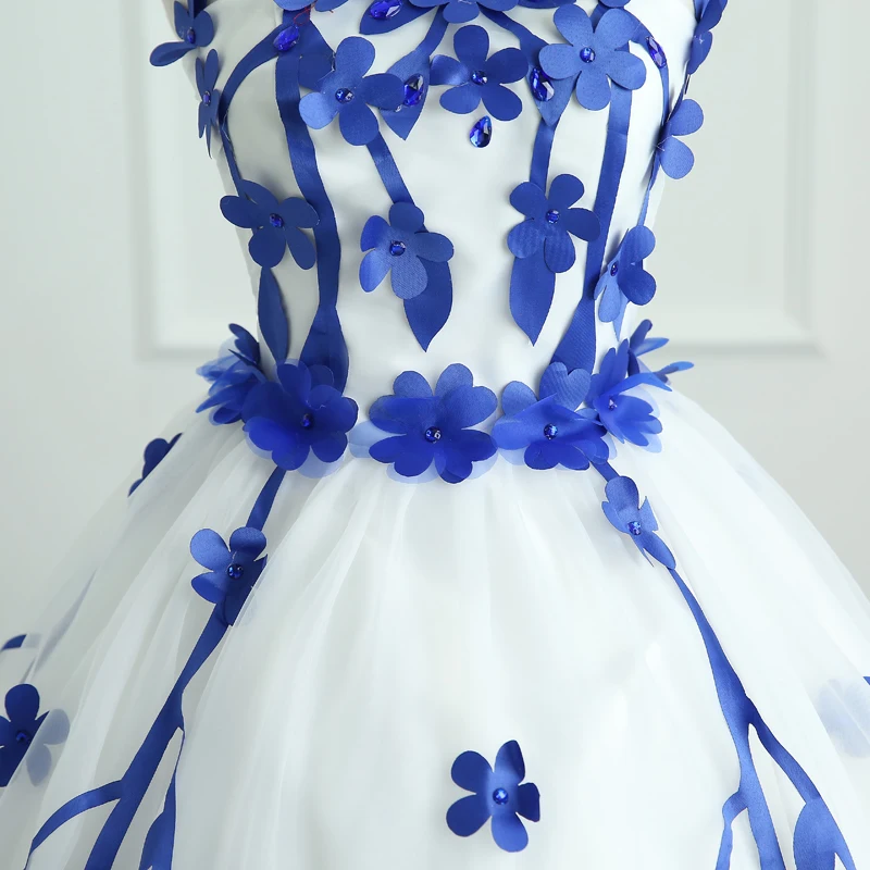 Кружевное бальное платье с открытыми плечами Mrs Win Engerla лямкой на шее|designer quinceanera