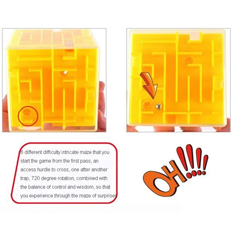 3D магический куб лабиринт-головоломка лабиринт периплекс интеллектуальное