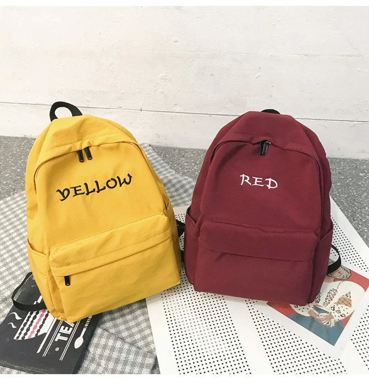 Модный рюкзак, Холщовый женский рюкзак с буквенным принтом, рюкзак Mochilas, женская школьная сумка для девочки-подростка, сумка через плечо, рюкзак