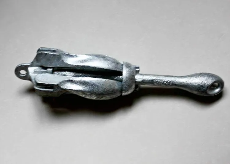 Складной якорь для лодки 2 5 кг из углеродистой стали подвесной оловянный