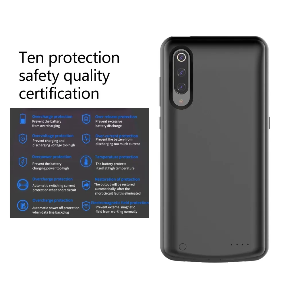 6500mah Battery Charger Case For Xiaomi Mi 9 Mi 9 SE MI9T K20 PRO Slim Powerbank Charging Cover For Xiaomi Mi9 Battery Case