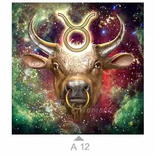Алмазная картина Ever Moment, ручная работа, созвездие, полная квадратная картина, стразы, алмазная вышивка, вышивка крестиком 3F294 - Цвет: A12