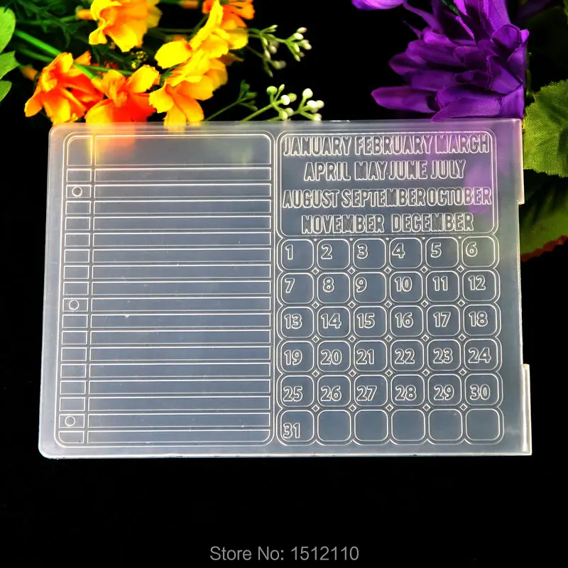 Календарь Пластик тиснение папка для альбом скрапбукинга &quotсделай сам&quot