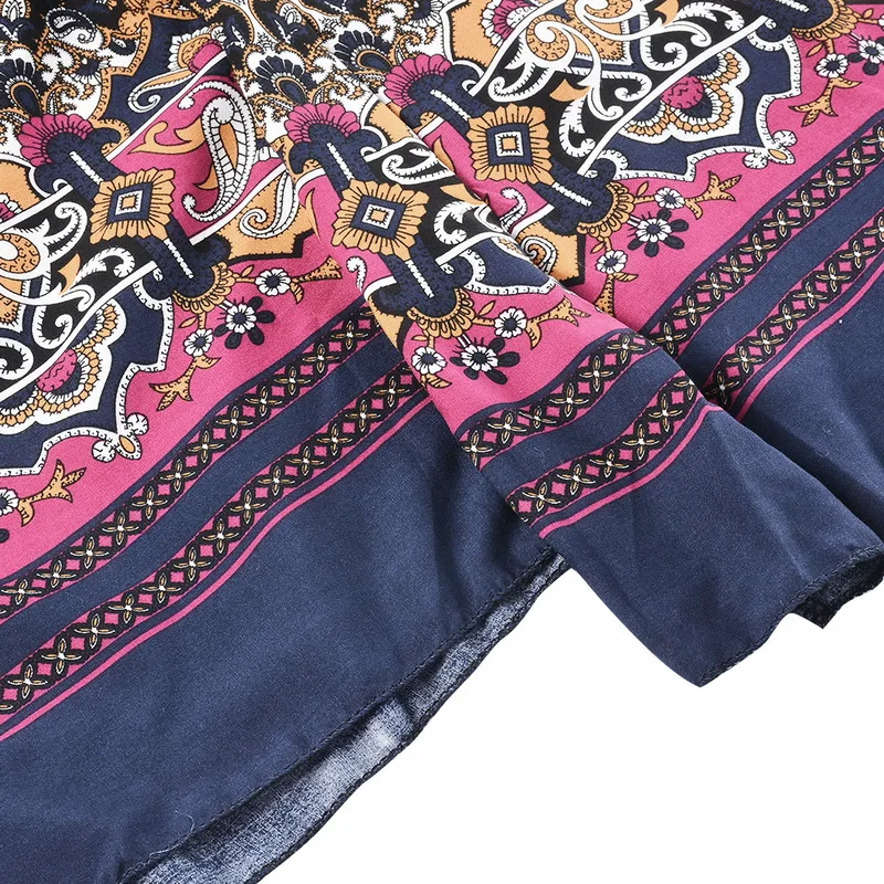 Laamei Повседневное Винтаж Boho вечерние Пляжные наряды Vestido женское платье