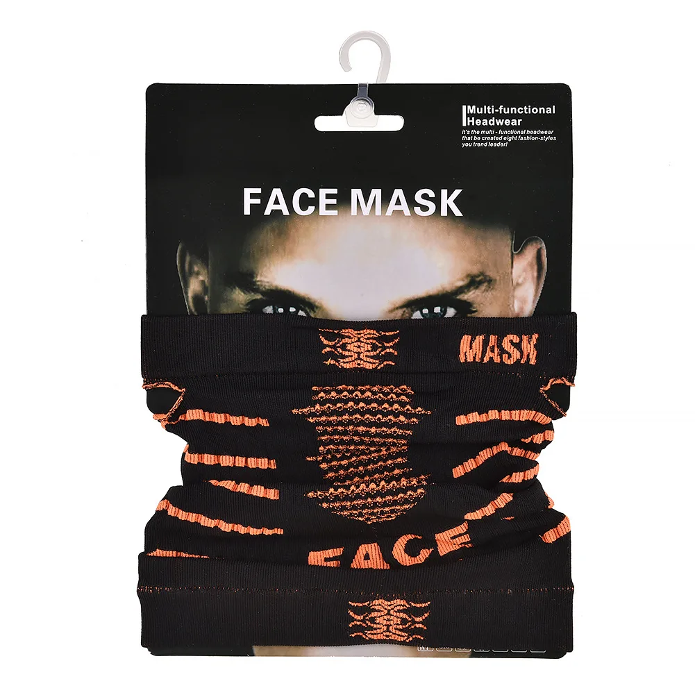 Winter Riding Wind-proof Skiing Mask Cold-proof Dust-proof Multifunctional Magic Headscarf shield tactical neck and face warmer - Цвет: Красный