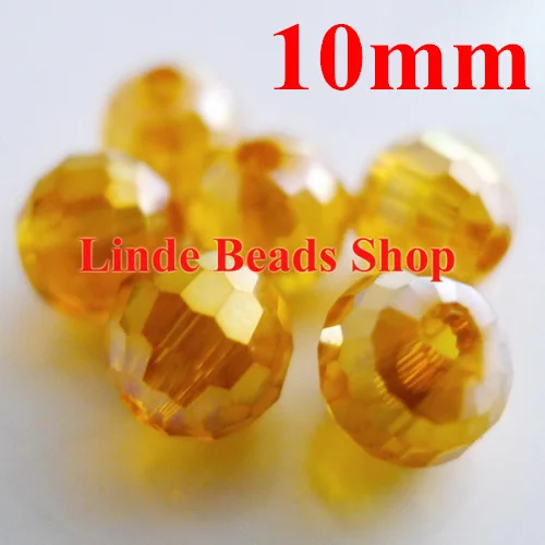 Free shipping! AAA Top Quality 144pcs/lot Crystal 5003 disco ball beads 10mm light crystal copper colour D100409 | Украшения и