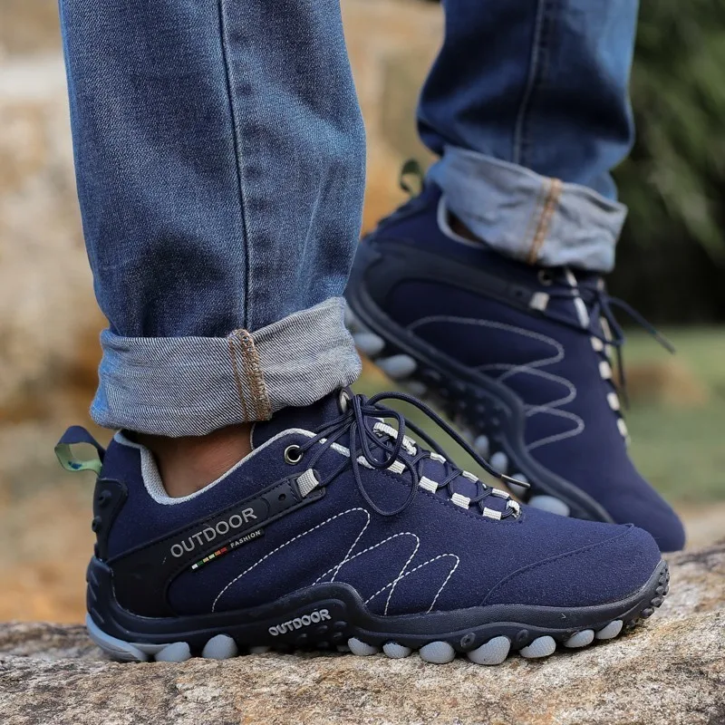Outdoor Tactical Hiking Shoes Men Casual Wear Resisting Non-slip Sneakers Shoes Women Sneakers Climbing Trekking Sport Unisex