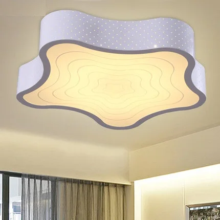 

Sea star modern ceiling lights LED for living room 90-260V AC bedroom lights 24W children lamp lamparas de techo