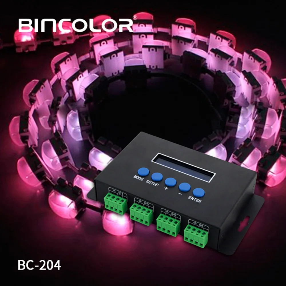 BC-204Artnet для контроллера освесветильник пикселей SPI/DMX Вход протокола Eternet Выход 680 *
