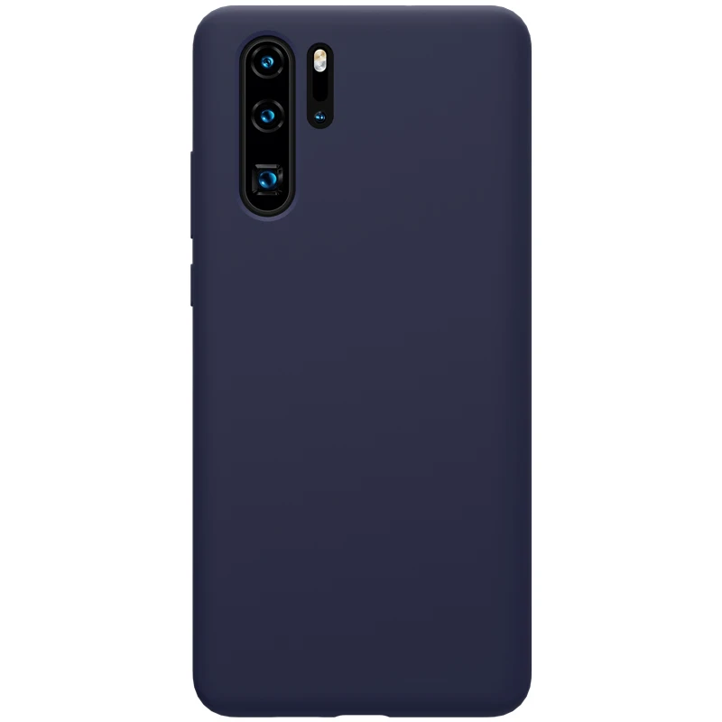 Синий Чехол для huawei P30 Pro, мягкий силиконовый чехол NILLKIN для huawei P30/P30 Pro/P30 Lite, роскошный защитный чехол - Цвет: Синий