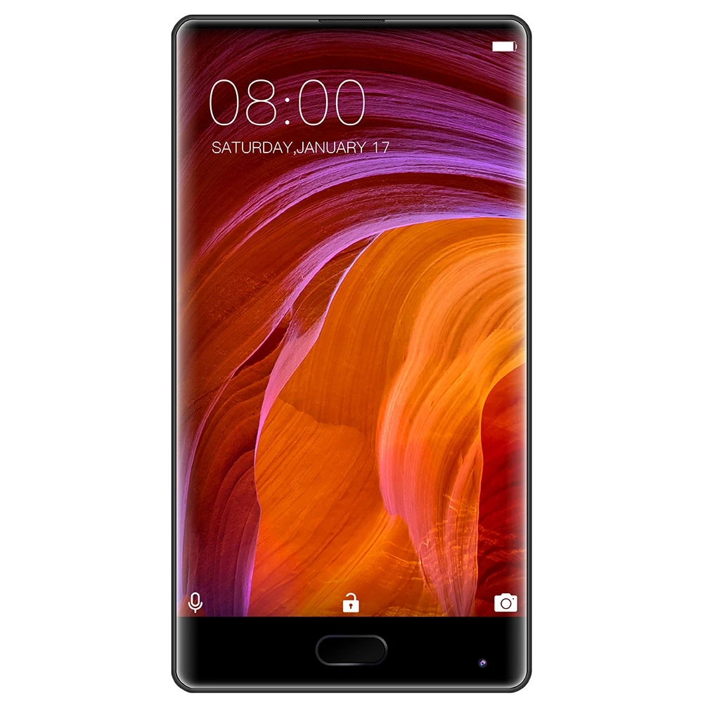 В наличии DOOGEE MIX 4 ГБ + 64 5 дюймов Android 7 0 Helio P25 Octa Core 2 ГГц из металла тело спереди