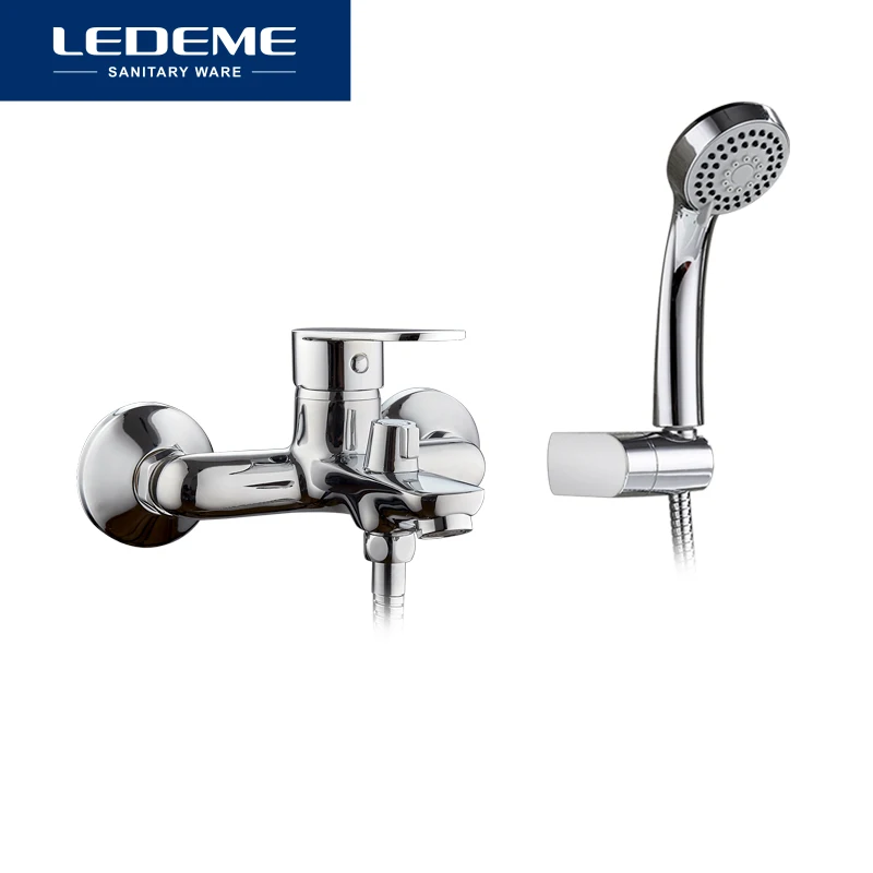 LEDEME Смеситель для ванны с коротким изливом латунь Цвет: хром L3010|Смесители ванны| |