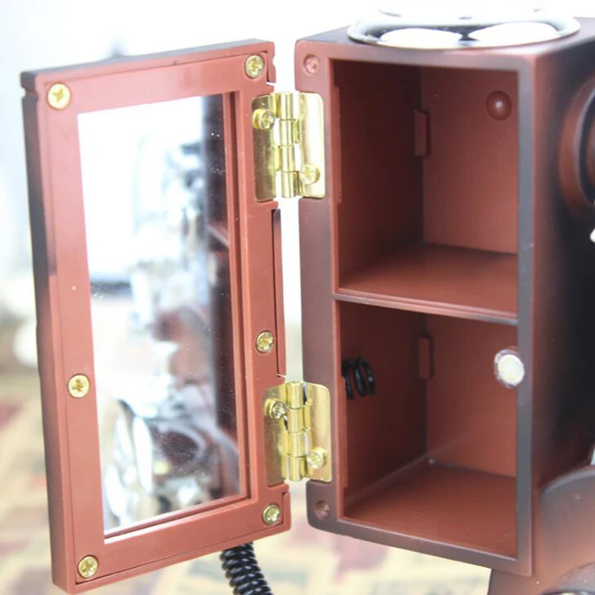 Винтажная пластиковая музыкальная шкатулка античное украшение модель проектора