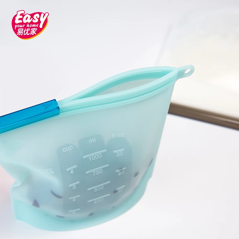 Шт. горячая Распродажа 4 шт. силиконовые пакеты для еды многоразовые хранения