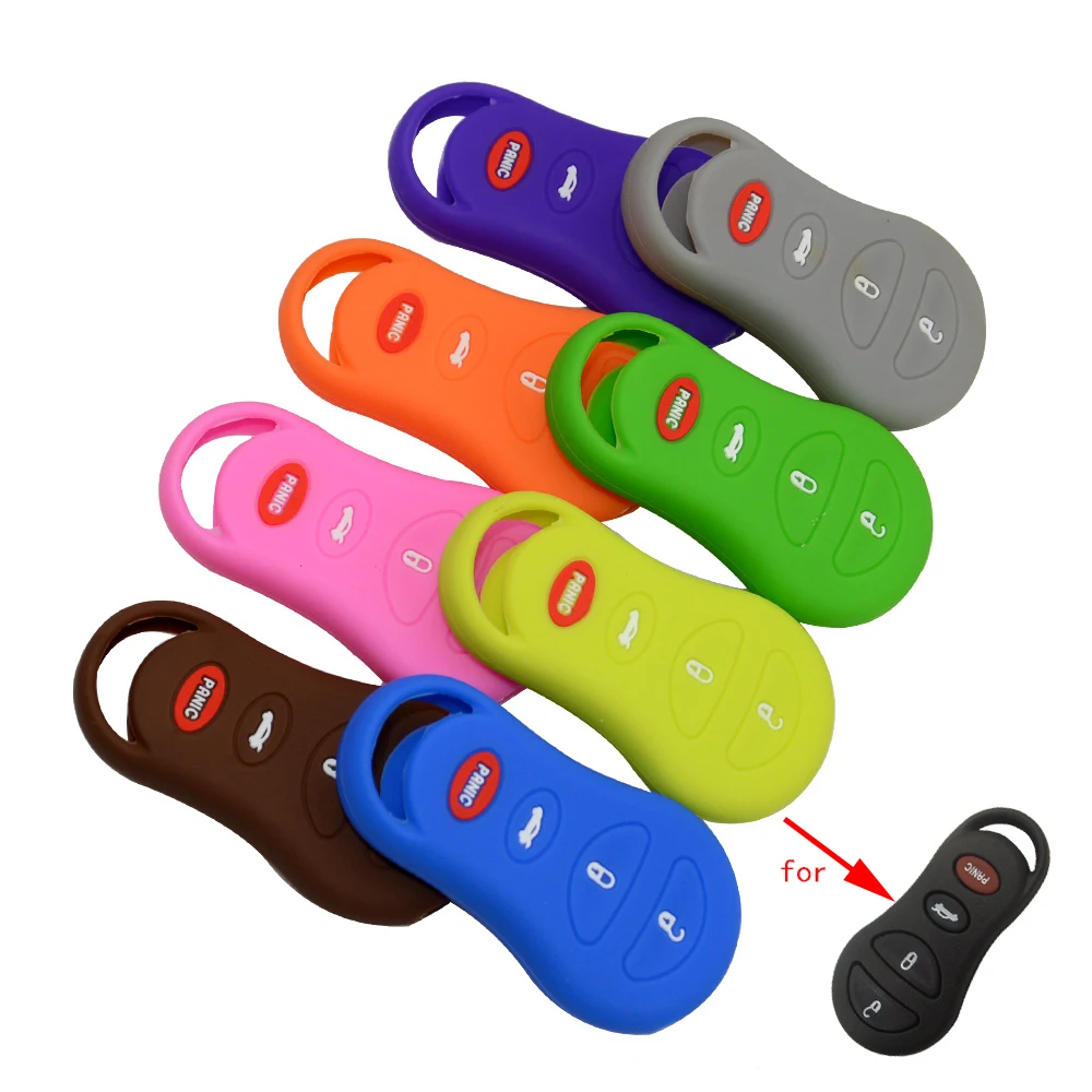 Силиконовый резиновый чехол для автомобильного ключа Защитная сумка Chrysler Sebring