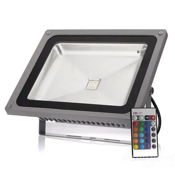 RGB светодио дный Светодиодный прожектор 10W 20W 30W 50W AC85 265V LED водостойкий открытый