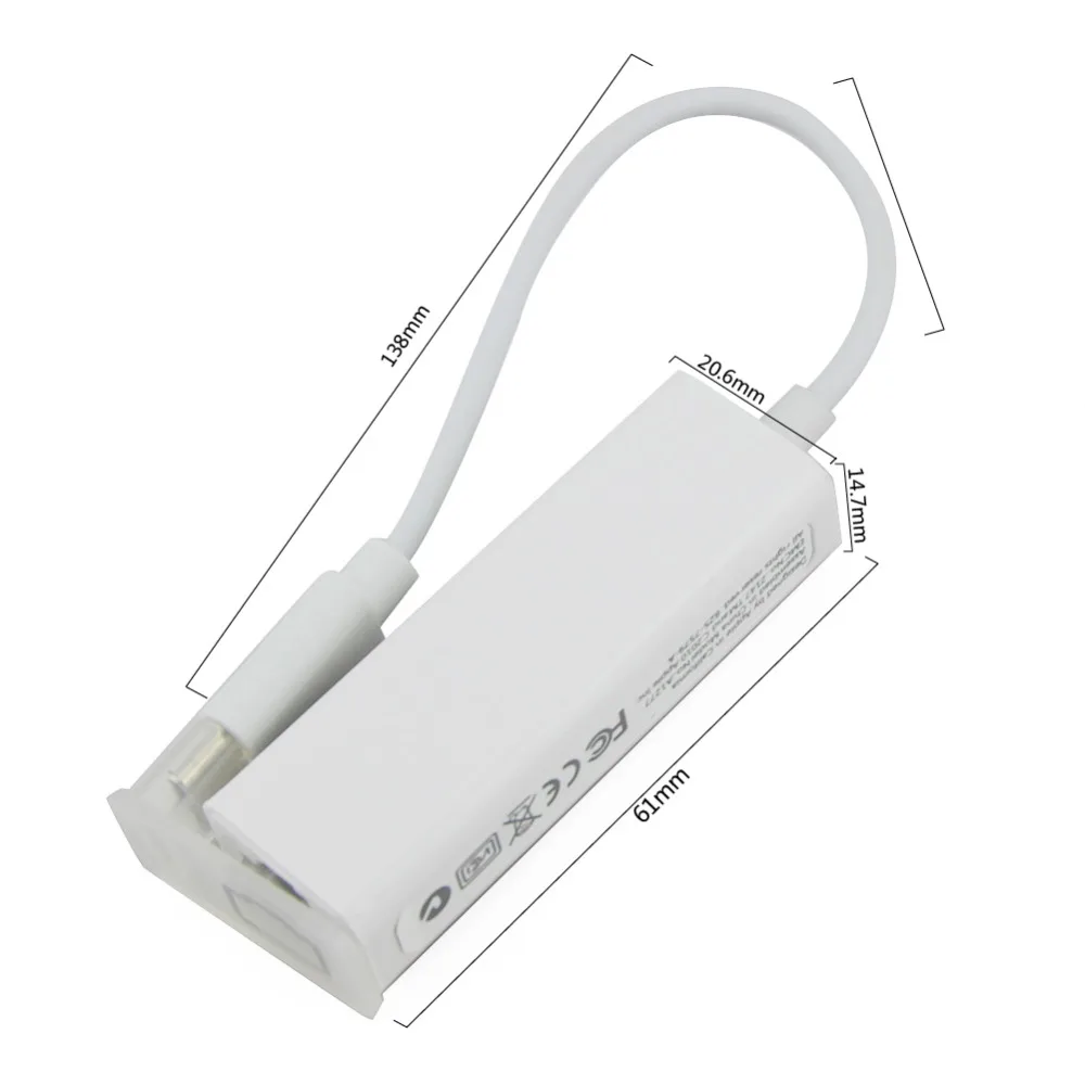 Ugreen USB C Ethernet для RJ45 сетевой адаптер Type сетевая карта MacBook Pro Samsung Galaxy S9/S8/Note 9|USB-хабы|