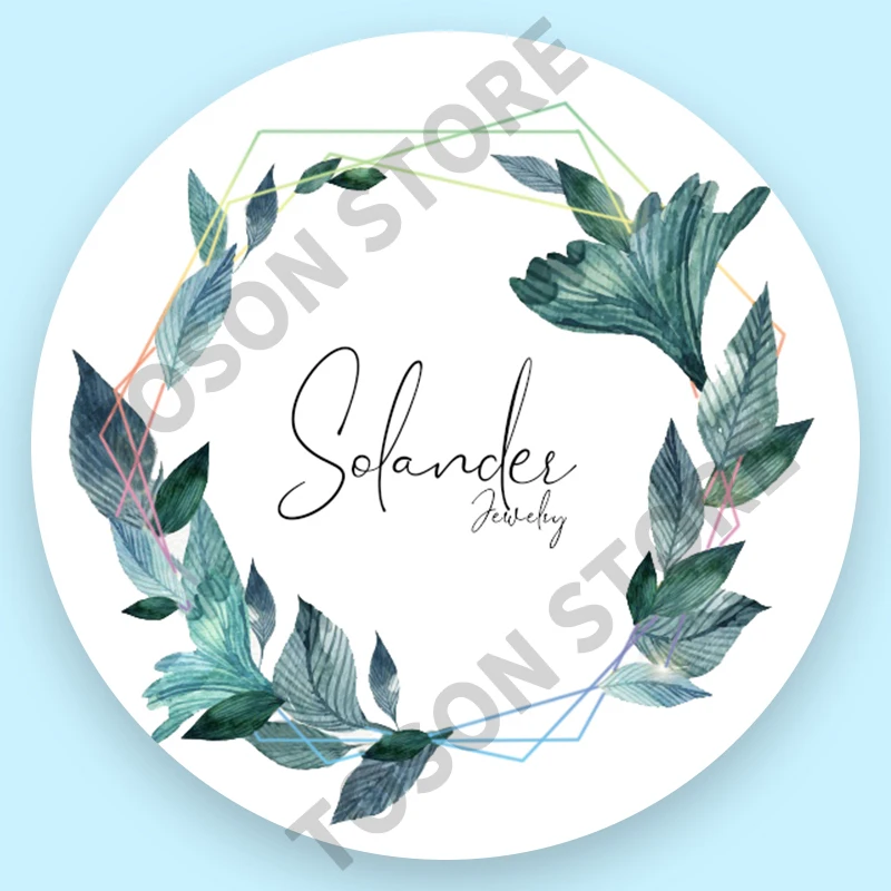 100, Silver laser Customized text logo, Wedding Stickers, Invitations Seals, Candy Favors Gift Boxes Labels, On White Adhesive