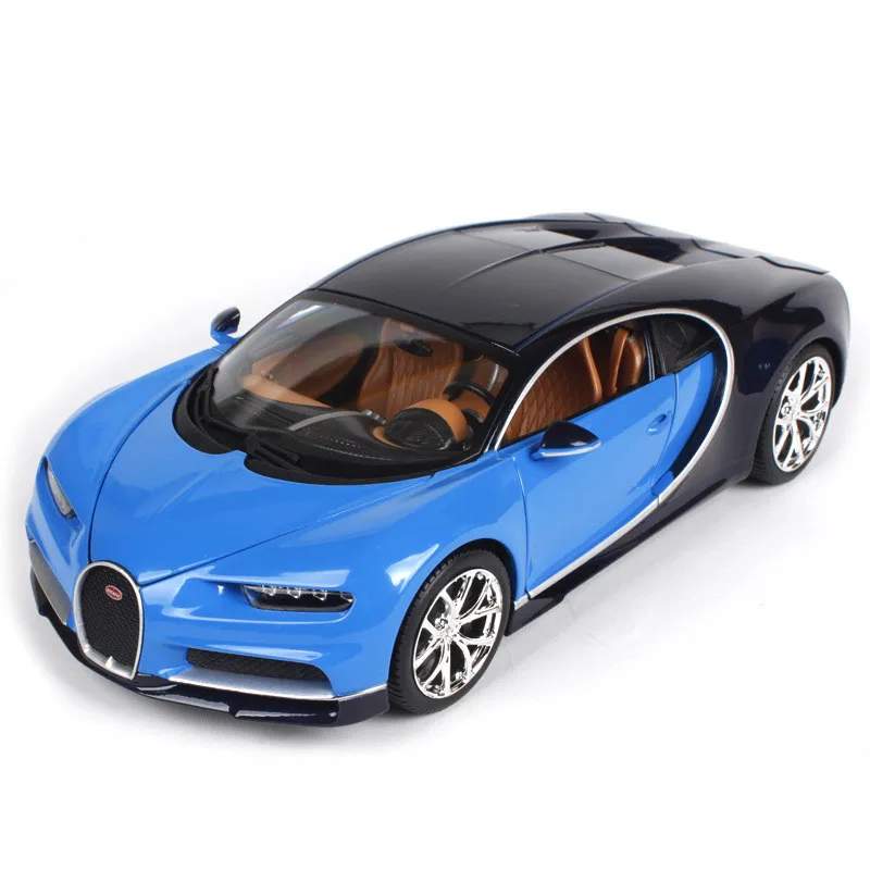 1:18 Bugatti чугун литая модель машины Модель, литой металл суперкар, продвинутая коллекционная машинка Модель украшения