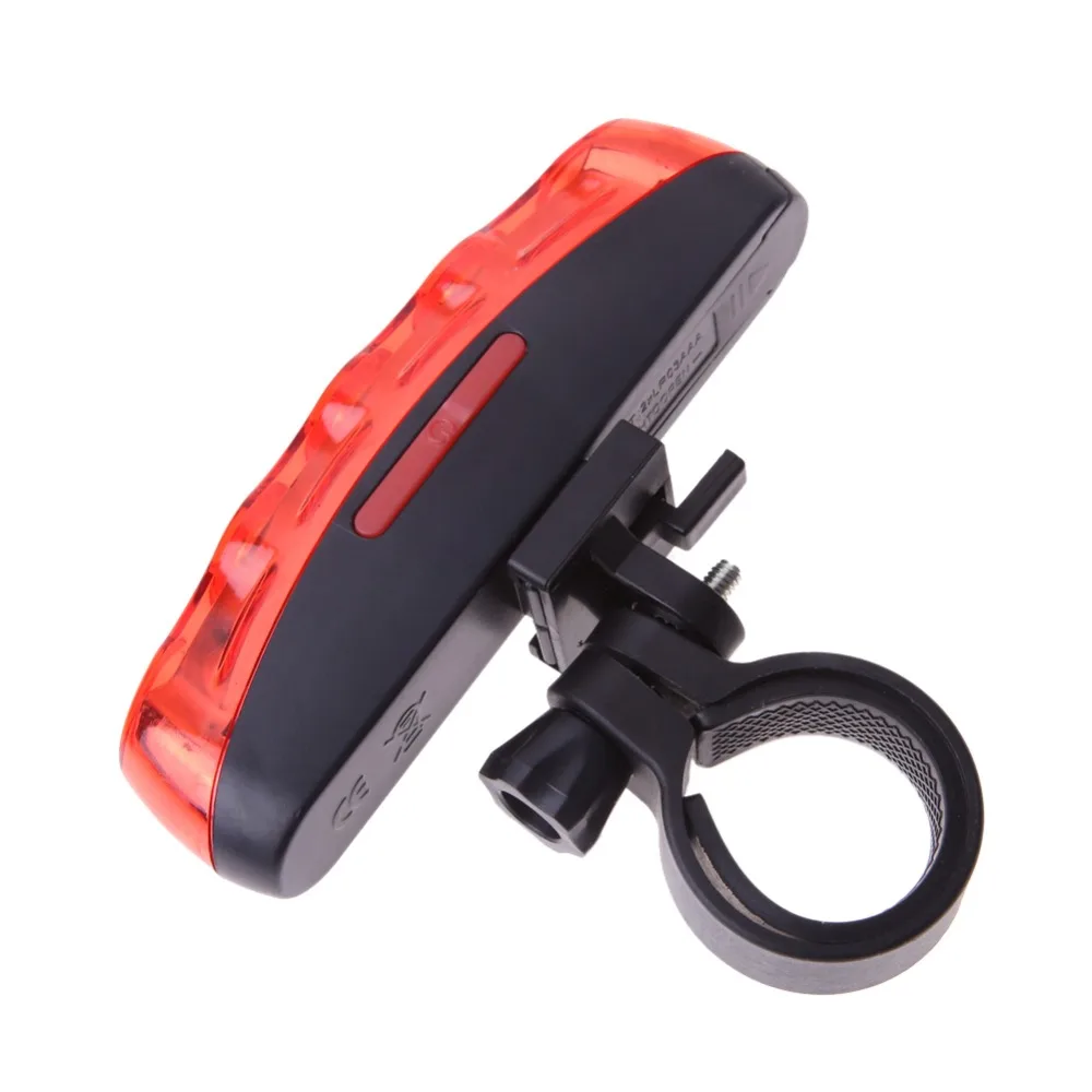 Противоударный велосипедный фонарь 5 светодиодов 3 режима водонепроницаемый для