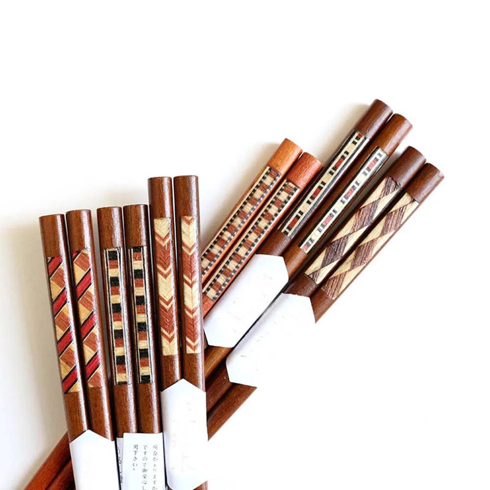 5 пар деревянные бамбуковые палочки для суши Еда дозирующая детская ложка