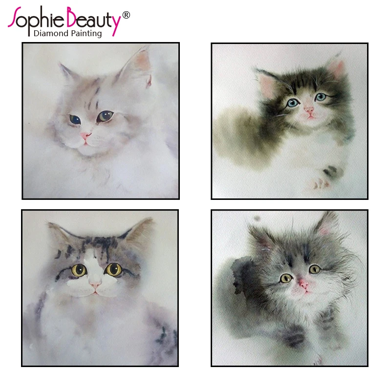 Sophie Beauty новинка ручная работа вышивка квадратные бриллианты мозаика китайская