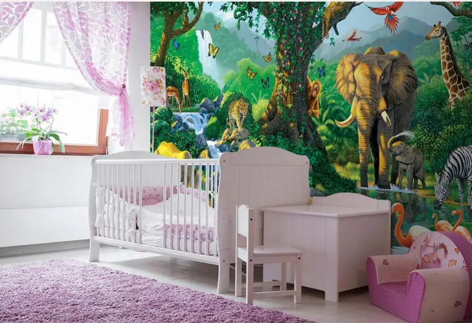 3D обои на заказ настенные Мультяшные фрески с изображением солнечного света