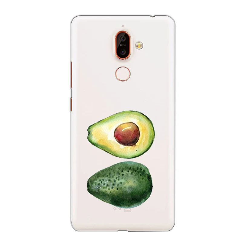 ciciber Phone Case for Nokia 9 PureView 1 2 3 5 6 7 8 Sirocco Back Cover 2.1 3.1 5.1 6.1 7.1 8.1 Plus Fruit Avocado |