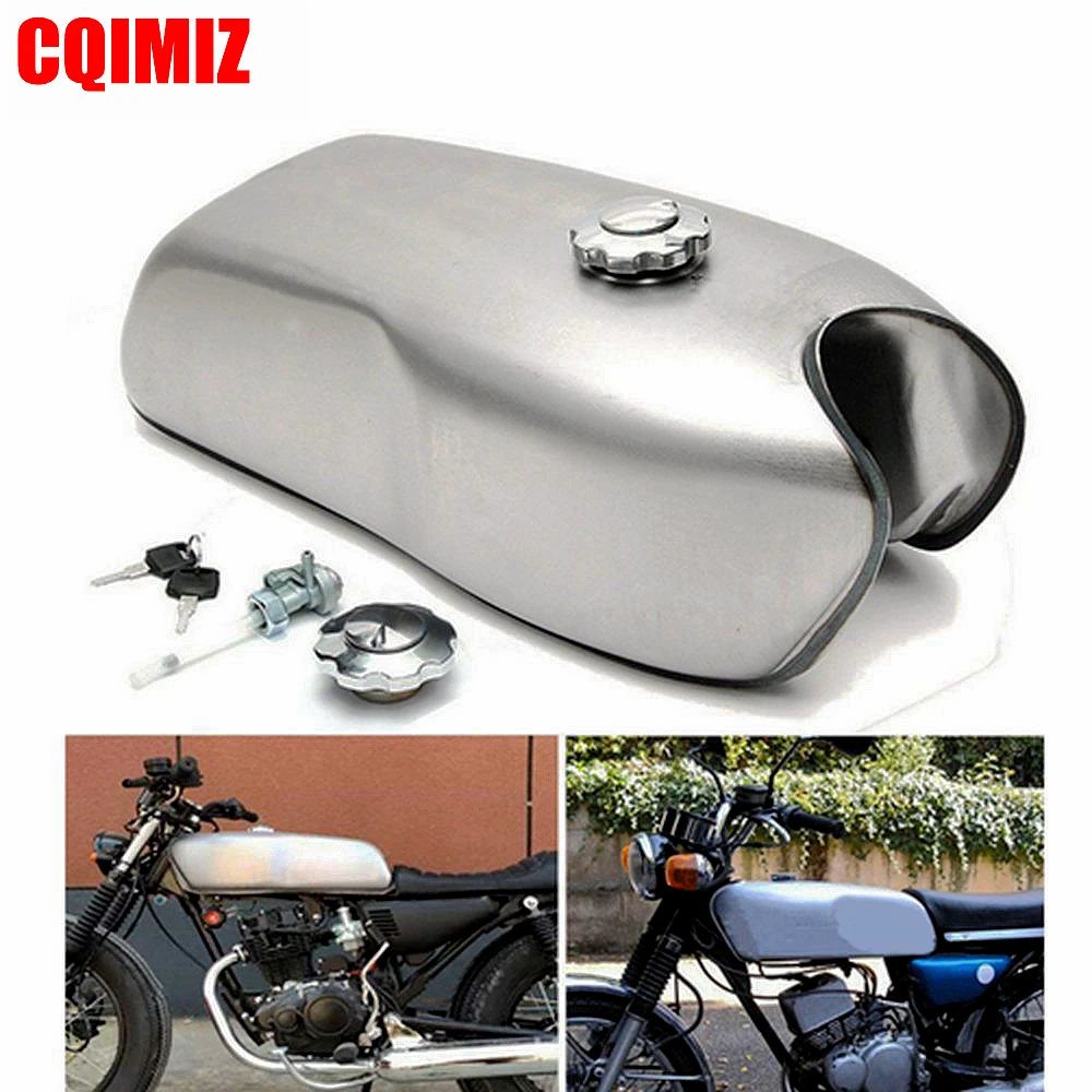 Винтажный топливный бак для мотоцикла 9 литров Honda CG125 CG125S CG250 Cafe Racer|Топливный бак|