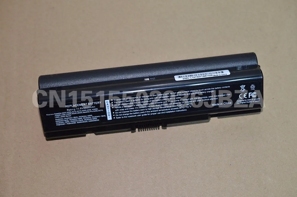 8800 мАч ноутбук аккумулятор для Toshiba Satellite L450 L450D L455 L455D L500 L500D L505 L505D L550 L550D L555 L555D M200 M205