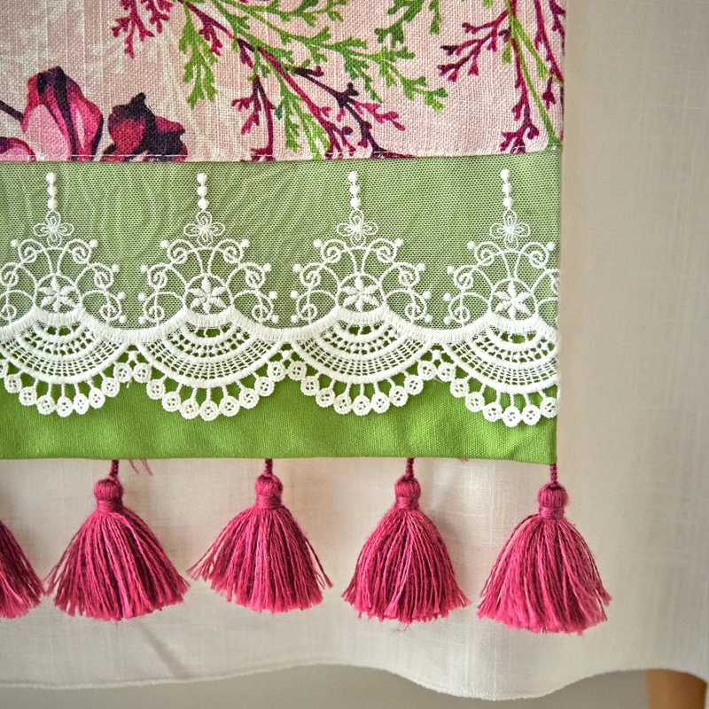 Бутчарт сад печатная цветочная ткань Настольный бегун постельное белье для