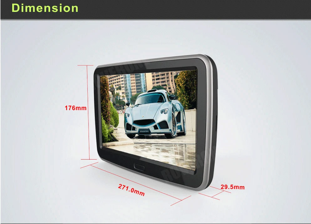 RoverOne 2 шт. X 10 1 ''Android четырехъядерный сенсорный экран автомобильный