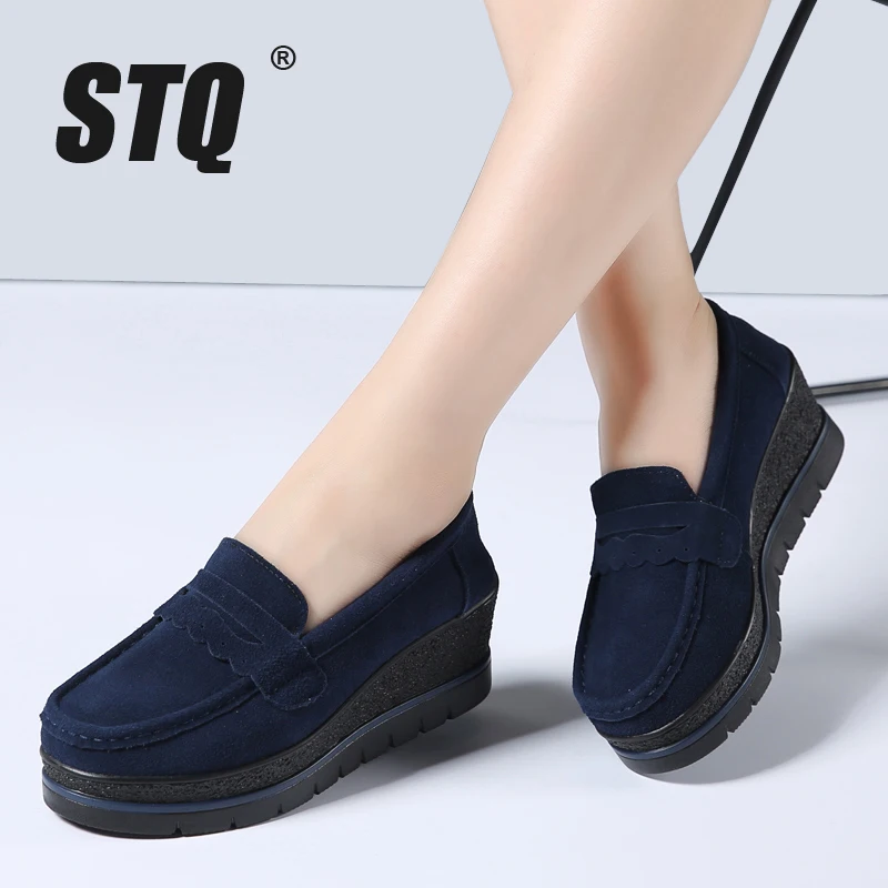 STQ/2019 г. весенняя женская обувь на плоской подошве кроссовки толстой платформе