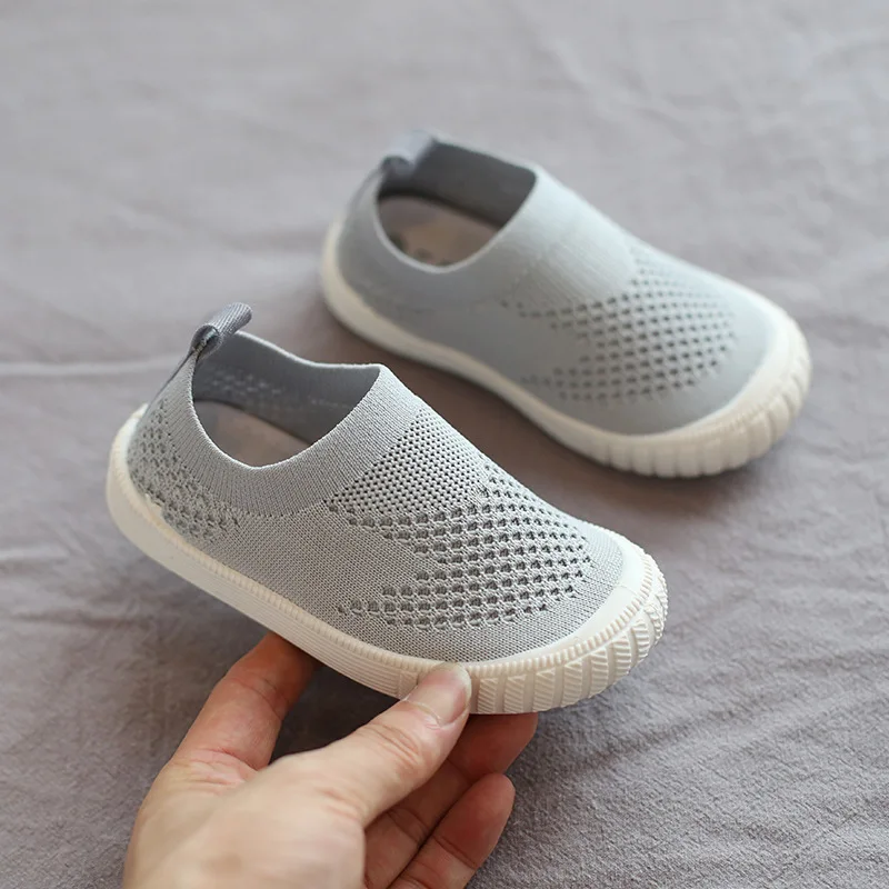 Детская дышащая обувь из сетчатого материала для мальчиков и девочек на мягкой